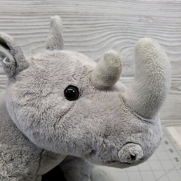RARE Build A Bear Plush Rhino Rhinoceros St Louis Zoo Animal BAB Vintage - Picture 4 of 12